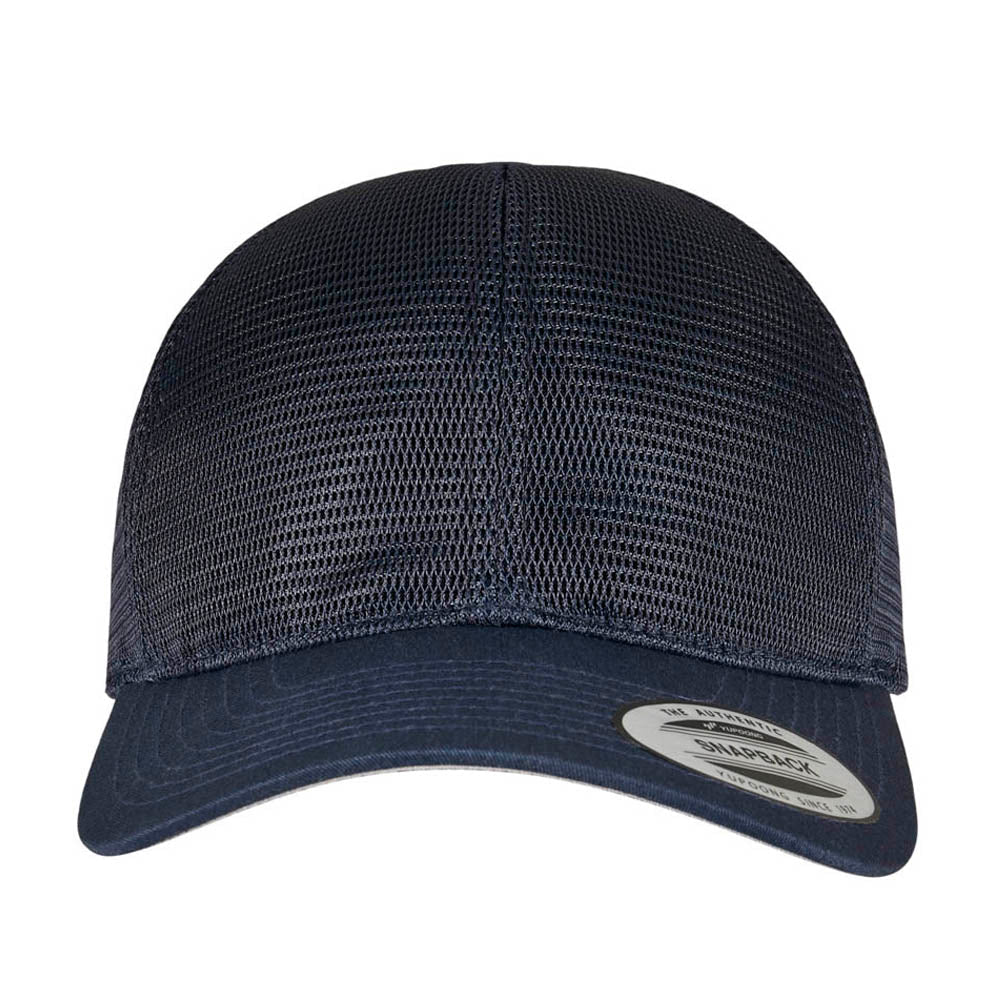 Yupoong - 360 Mesh Baseball Cap - Navy - capstore.dk