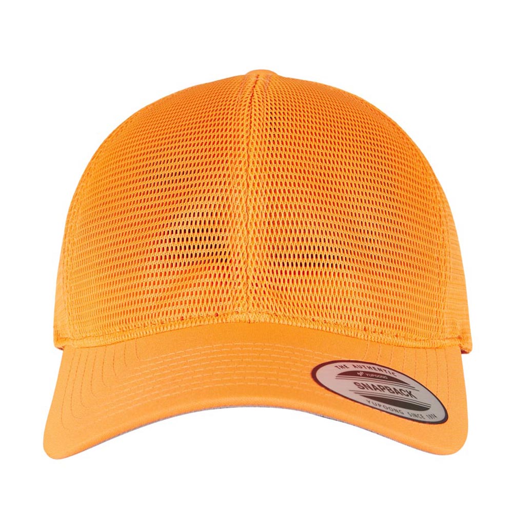 Yupoong - 360 Mesh Baseball Cap - Neon Orange - capstore.dk