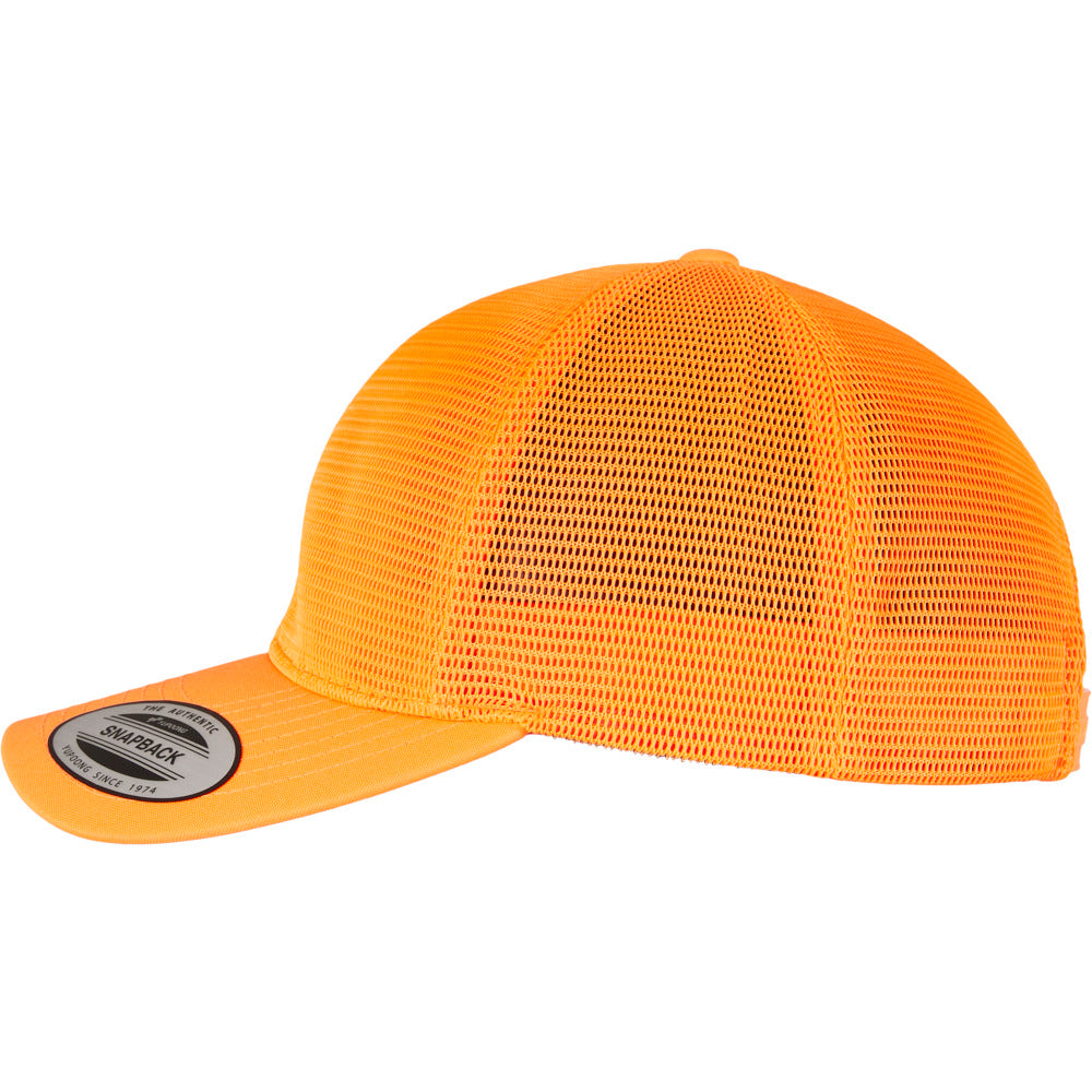 Yupoong - 360 Mesh Baseball Cap - Neon Orange - capstore.dk