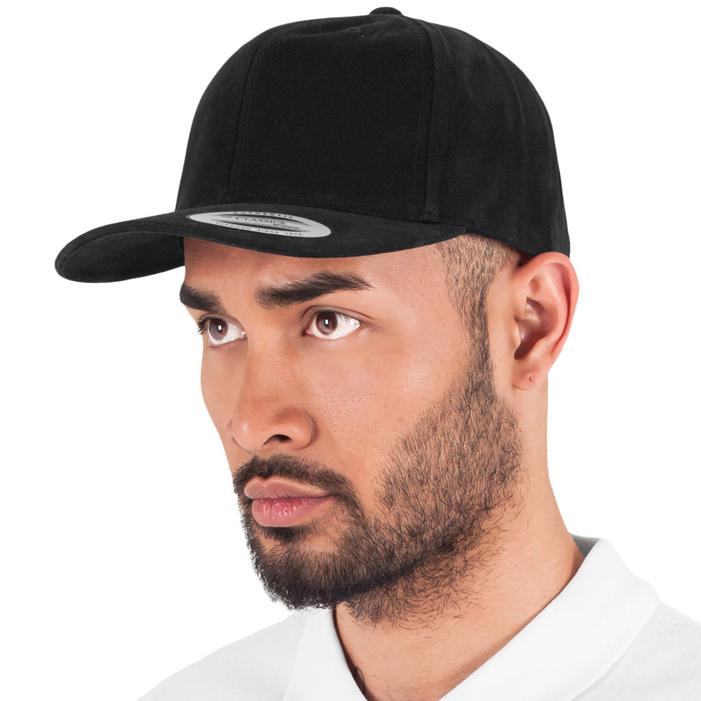 Yupoong - Twill Baseball Cap - Black - capstore.dk