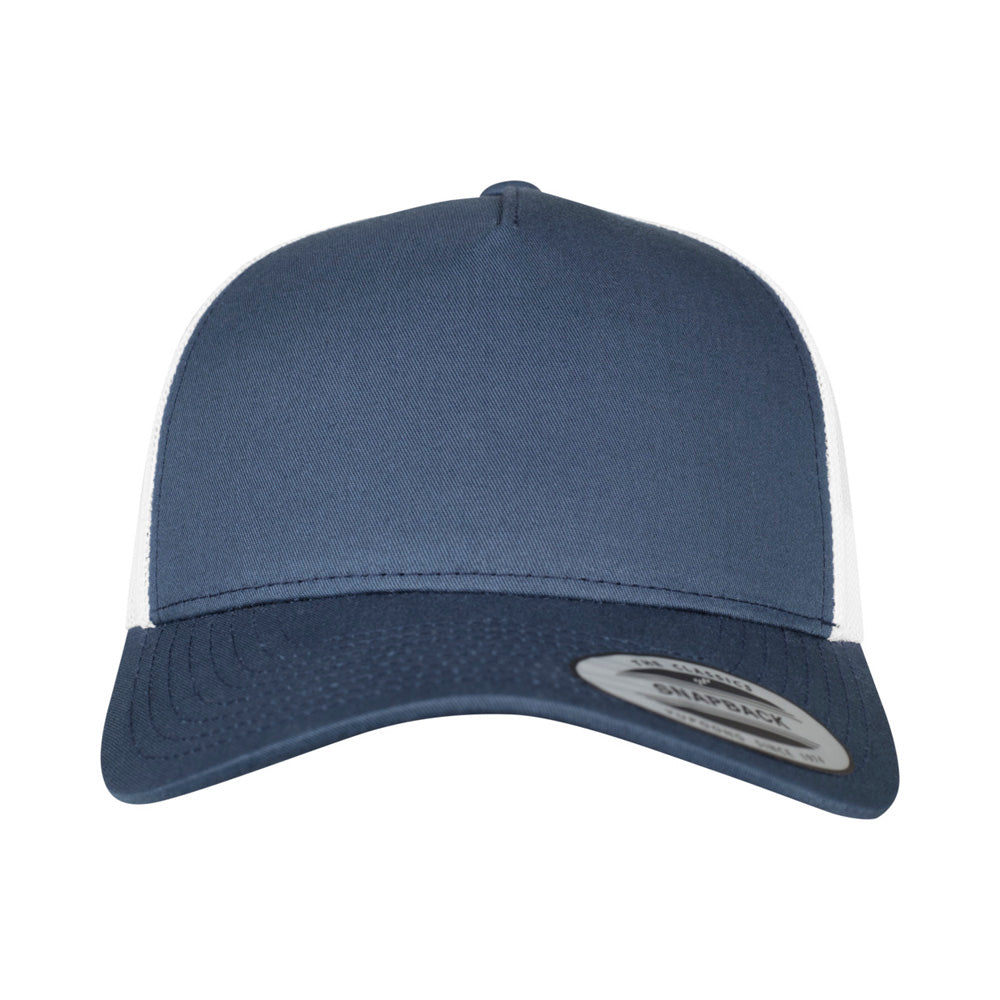 Yupoong - 5-Panel Trucker Cap - Navy/White - capstore.dk