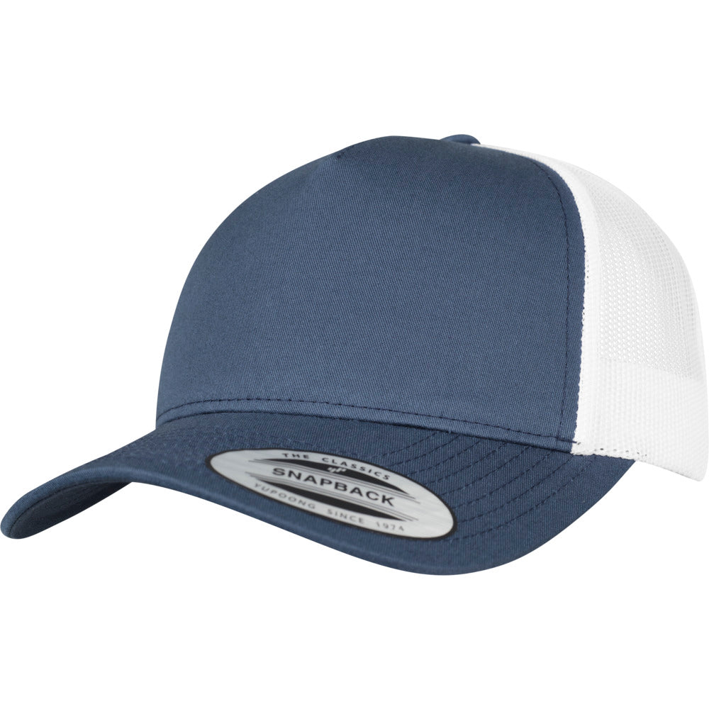 Yupoong - 5-Panel Trucker Cap - Navy/White - capstore.dk