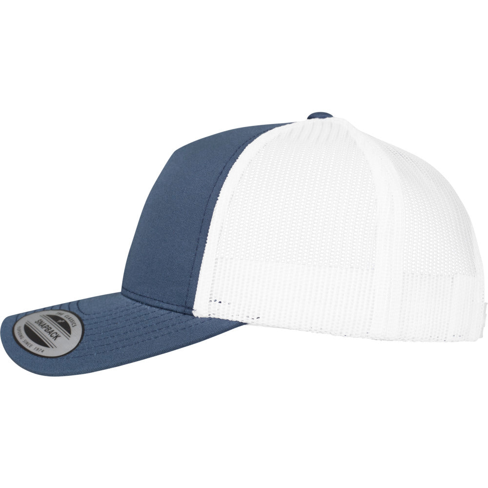 Yupoong - 5-Panel Trucker Cap - Navy/White - capstore.dk