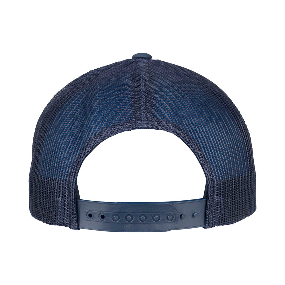 Yupoong - 5-Panel Trucker Cap - Navy - capstore.dk