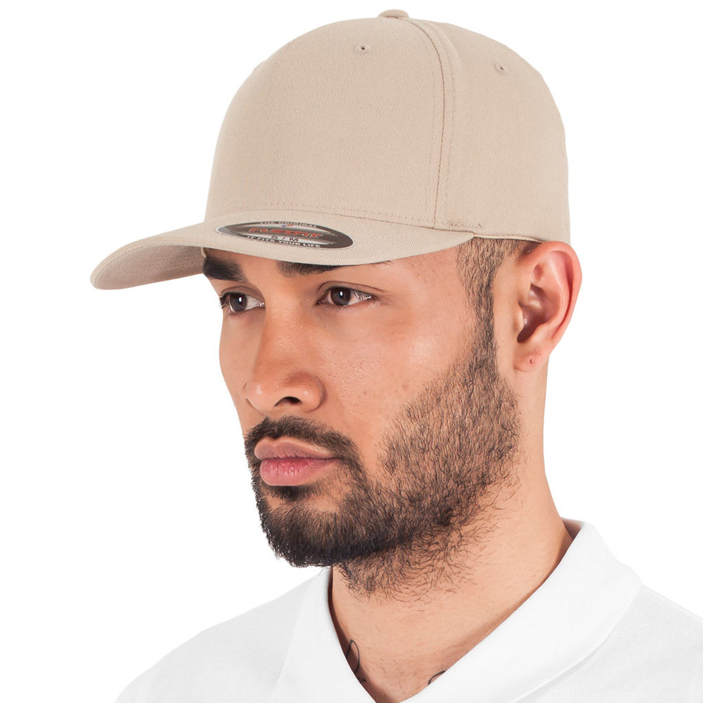 Flexfit - 5-Panel Baseball Cap - Khaki - capstore.dk