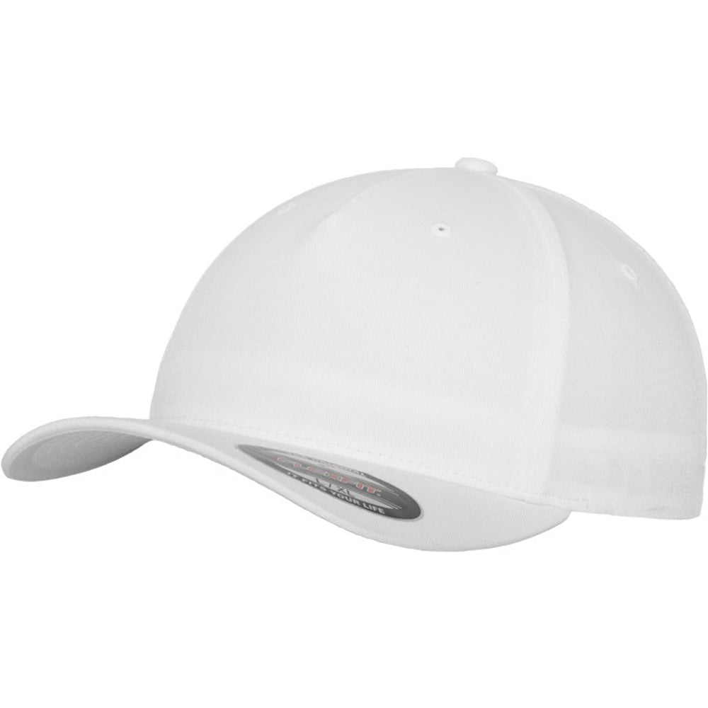 Flexfit - 5-Panel Baseball Cap - White - capstore.dk