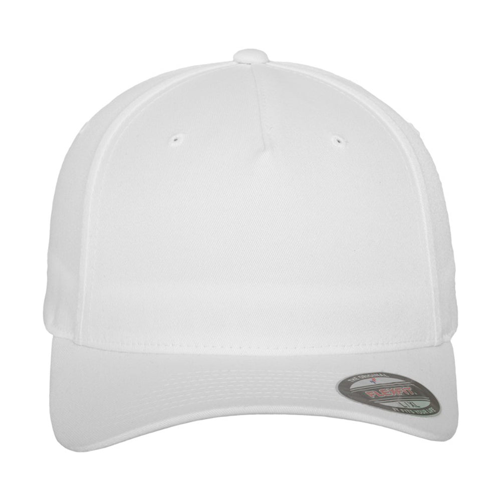 Flexfit - 5-Panel Baseball Cap - White - capstore.dk