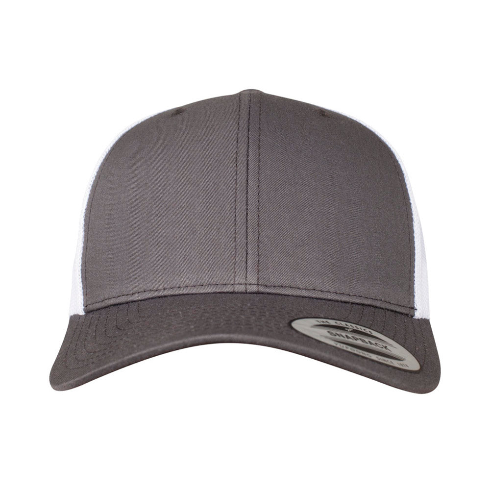 Yupoong - 6-Panel Trucker Cap - Dark Grey/White - capstore.dk