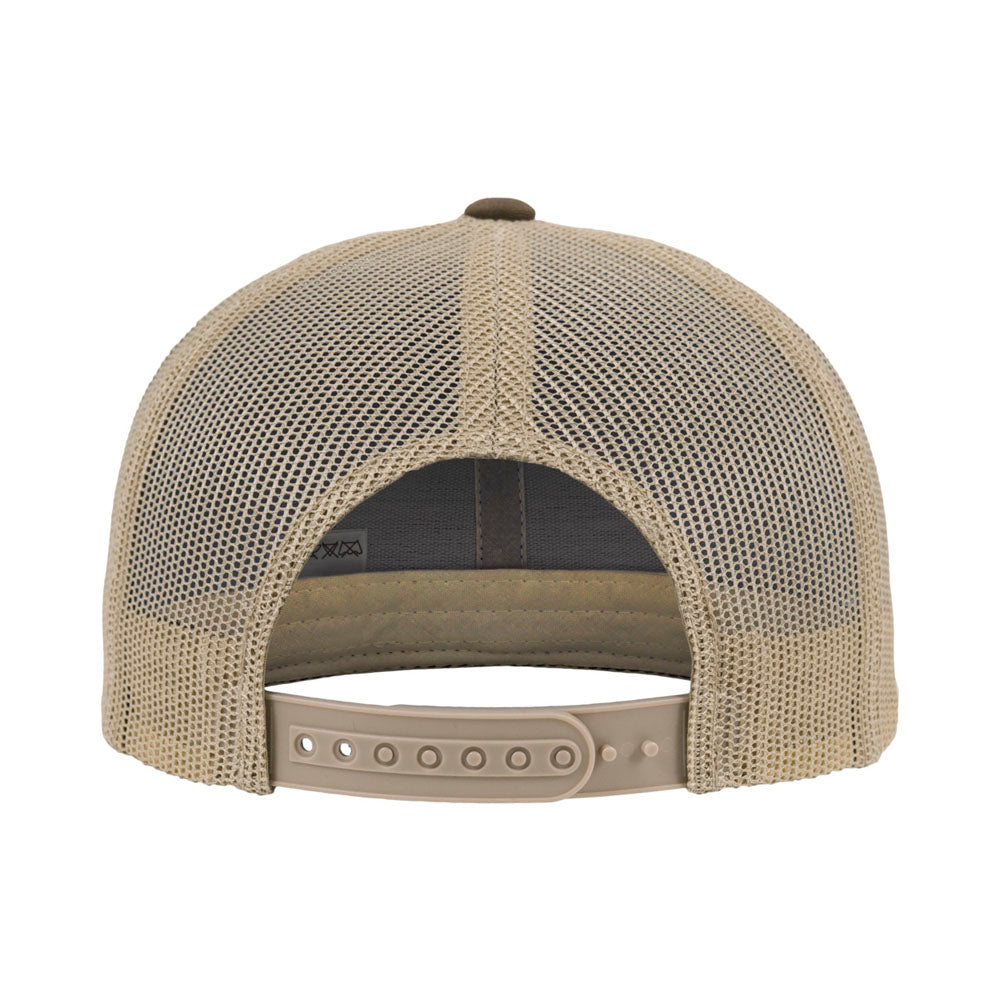 Yupoong - 6-Panel Trucker Cap - Moss Green/Khaki - capstore.dk