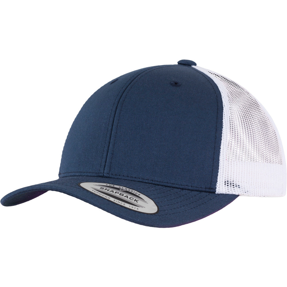 Yupoong - 6-Panel Trucker Cap - Navy/White - capstore.dk