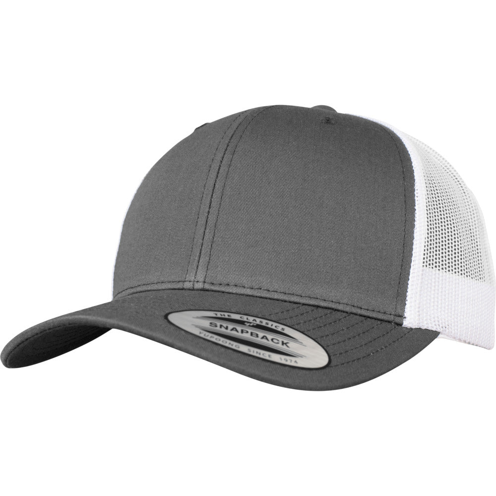 Yupoong - 6-Panel Trucker Cap - Dark Grey/White - capstore.dk