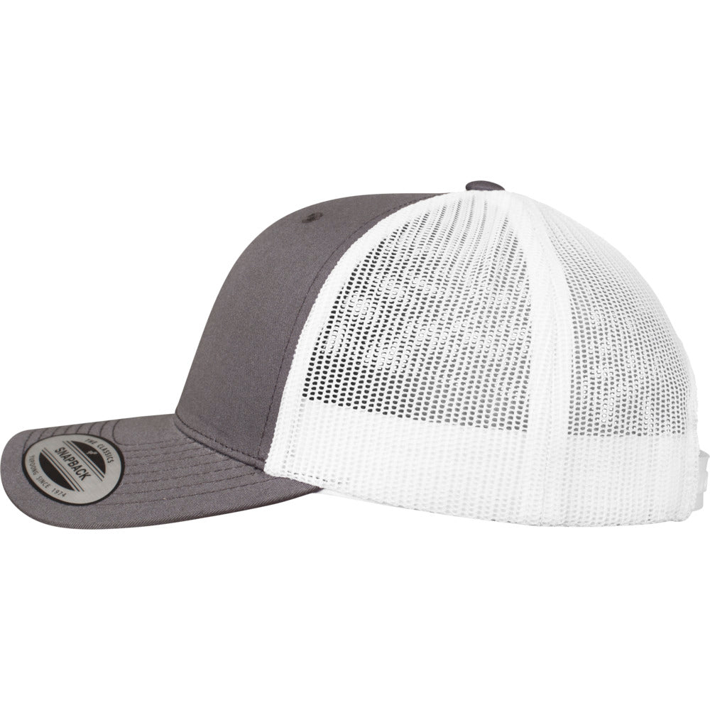 Yupoong - 6-Panel Trucker Cap - Dark Grey/White - capstore.dk