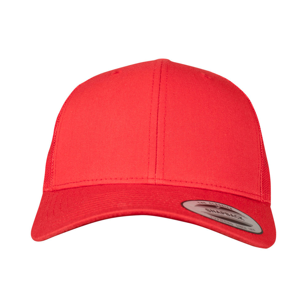 Yupoong - 6-Panel Trucker Cap - Red - capstore.dk