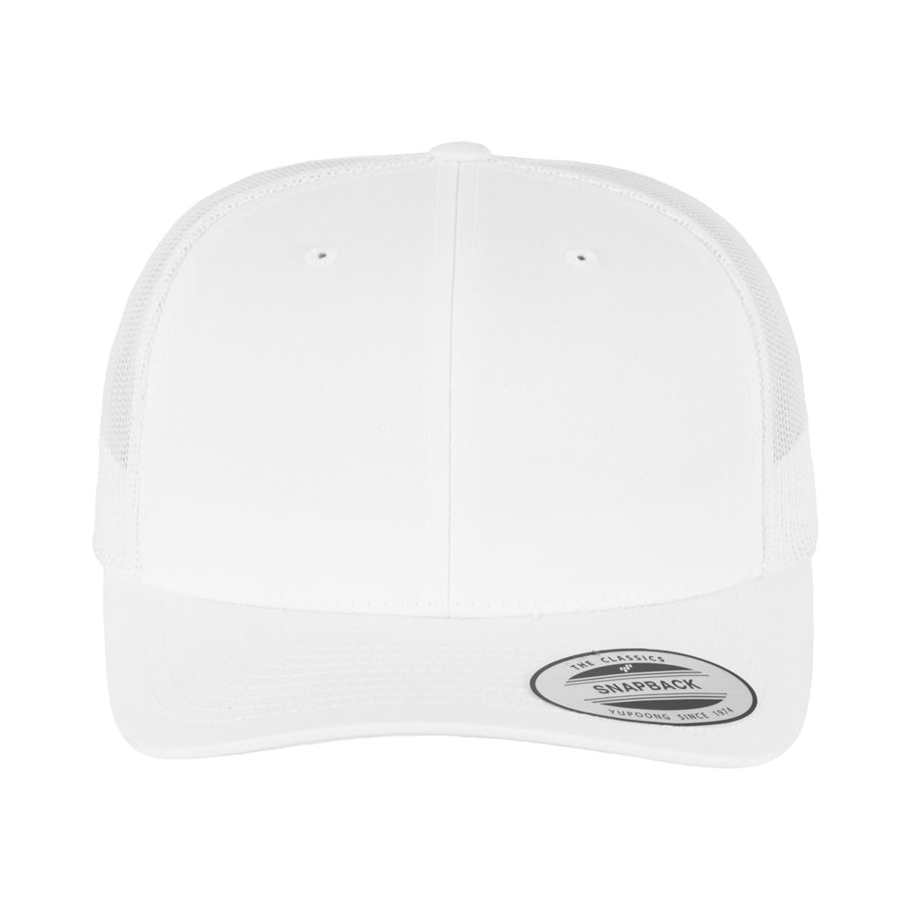 Yupoong - 6-Panel Trucker Cap - White - capstore.dk