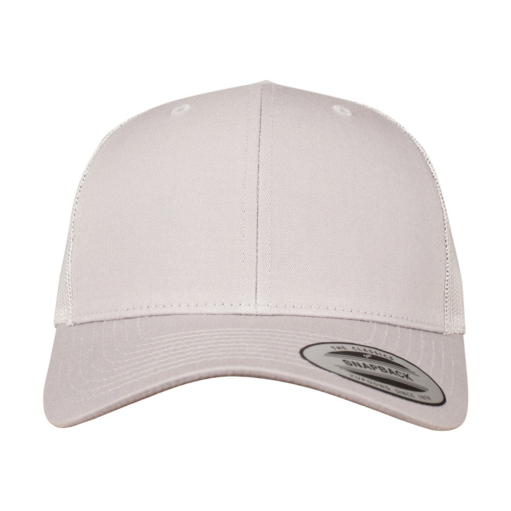 Yupoong - 6-Panel Trucker Cap - Silver - capstore.dk