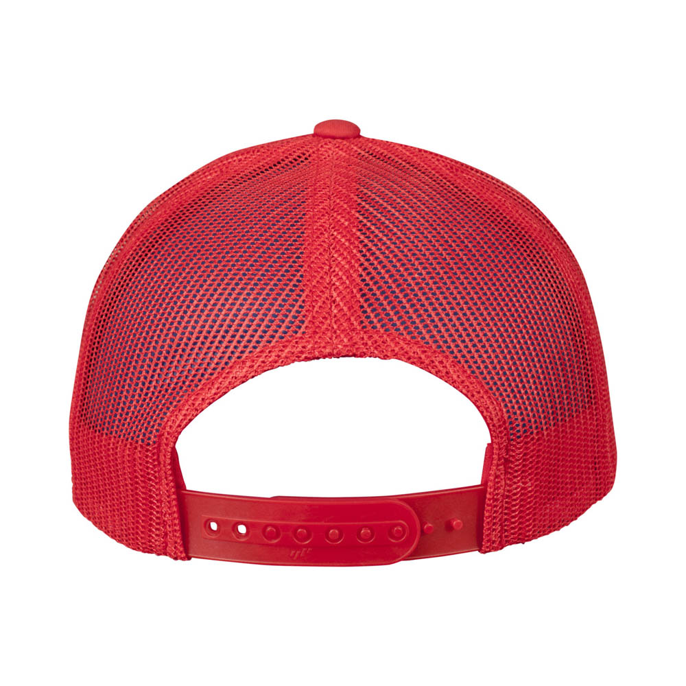 Yupoong - 6-Panel Trucker Cap - Red - capstore.dk