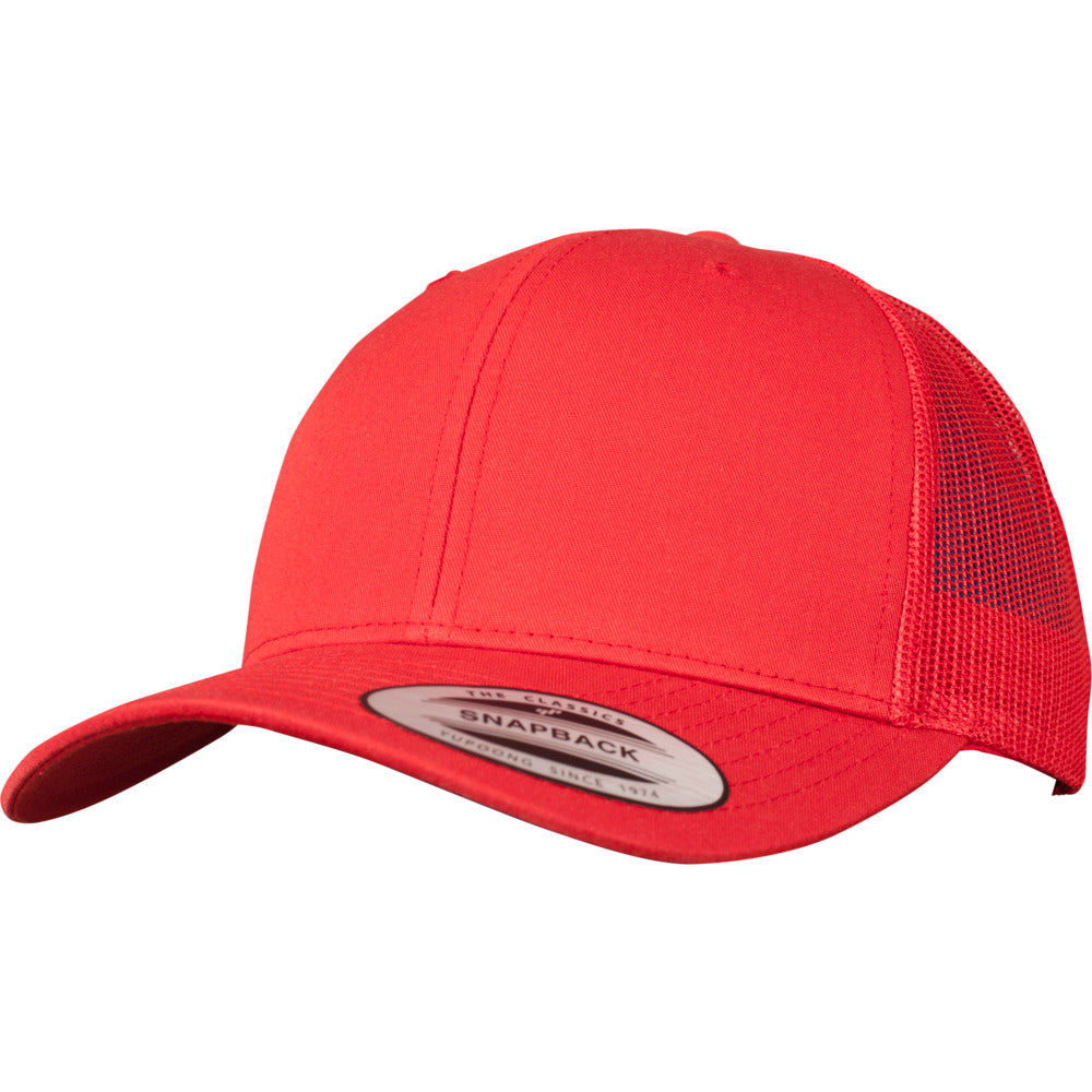 Yupoong - 6-Panel Trucker Cap - Red - capstore.dk