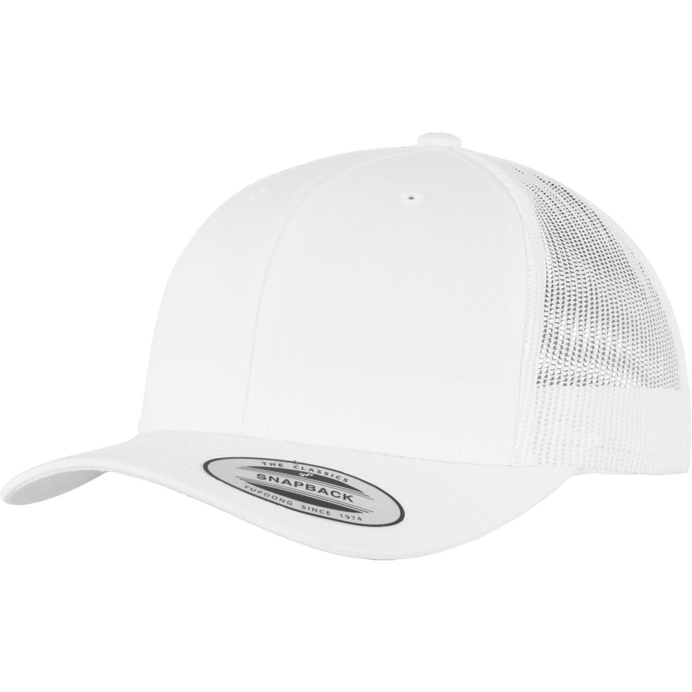 Yupoong - 6-Panel Trucker Cap - White - capstore.dk