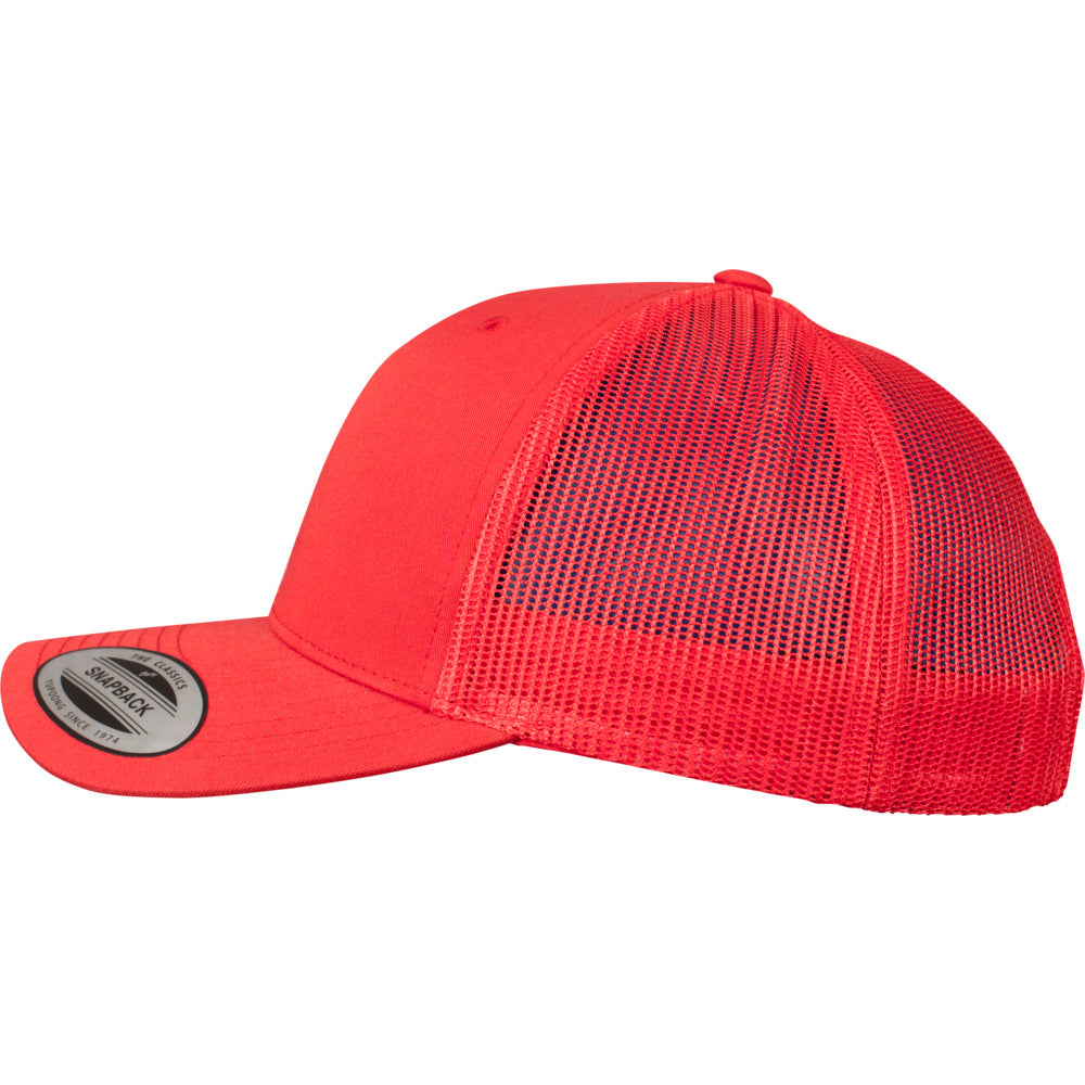 Yupoong - 6-Panel Trucker Cap - Red - capstore.dk