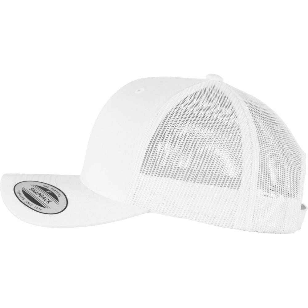 Yupoong - 6-Panel Trucker Cap - White - capstore.dk