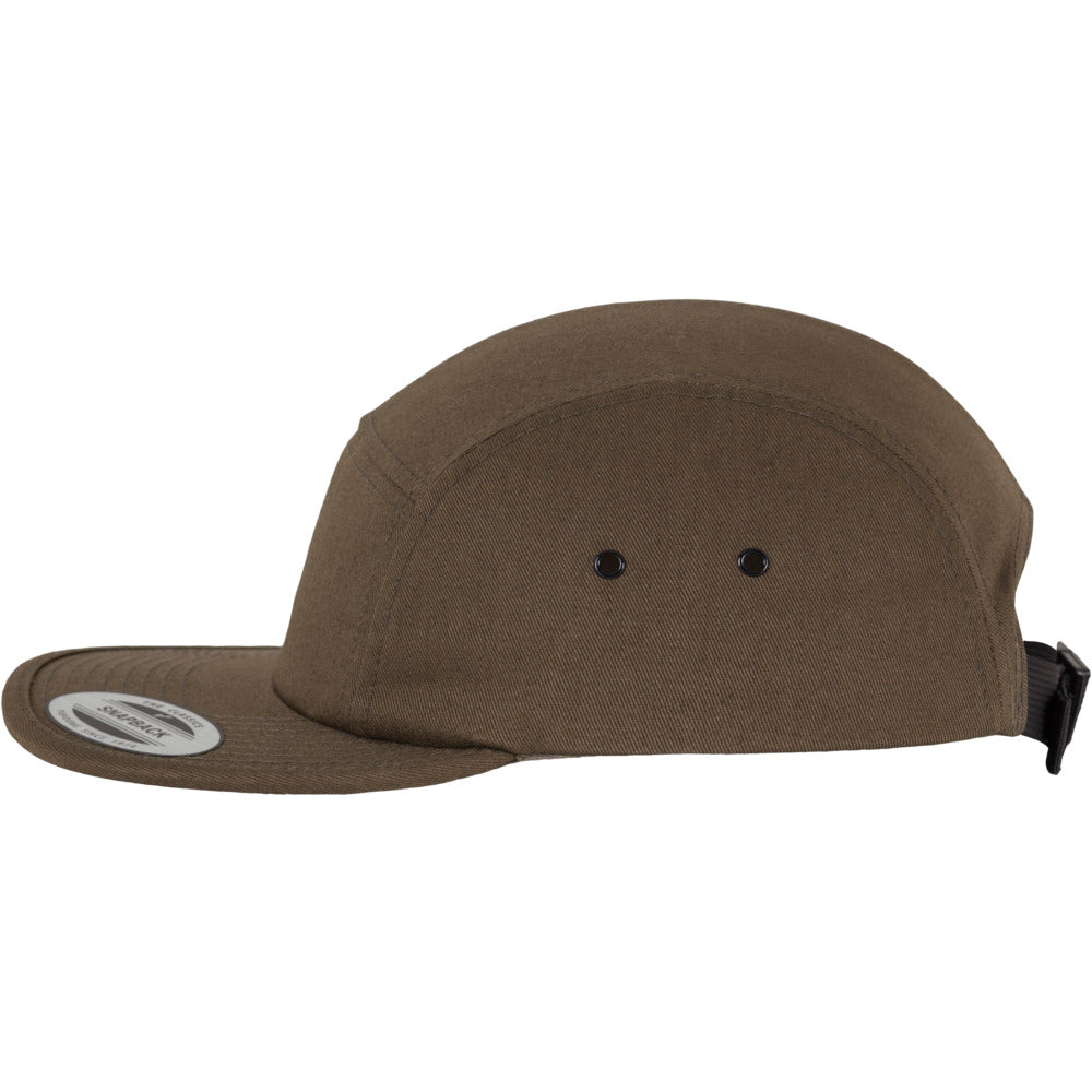 Yupoong - 5-Panel Cap - Olive - capstore.dk