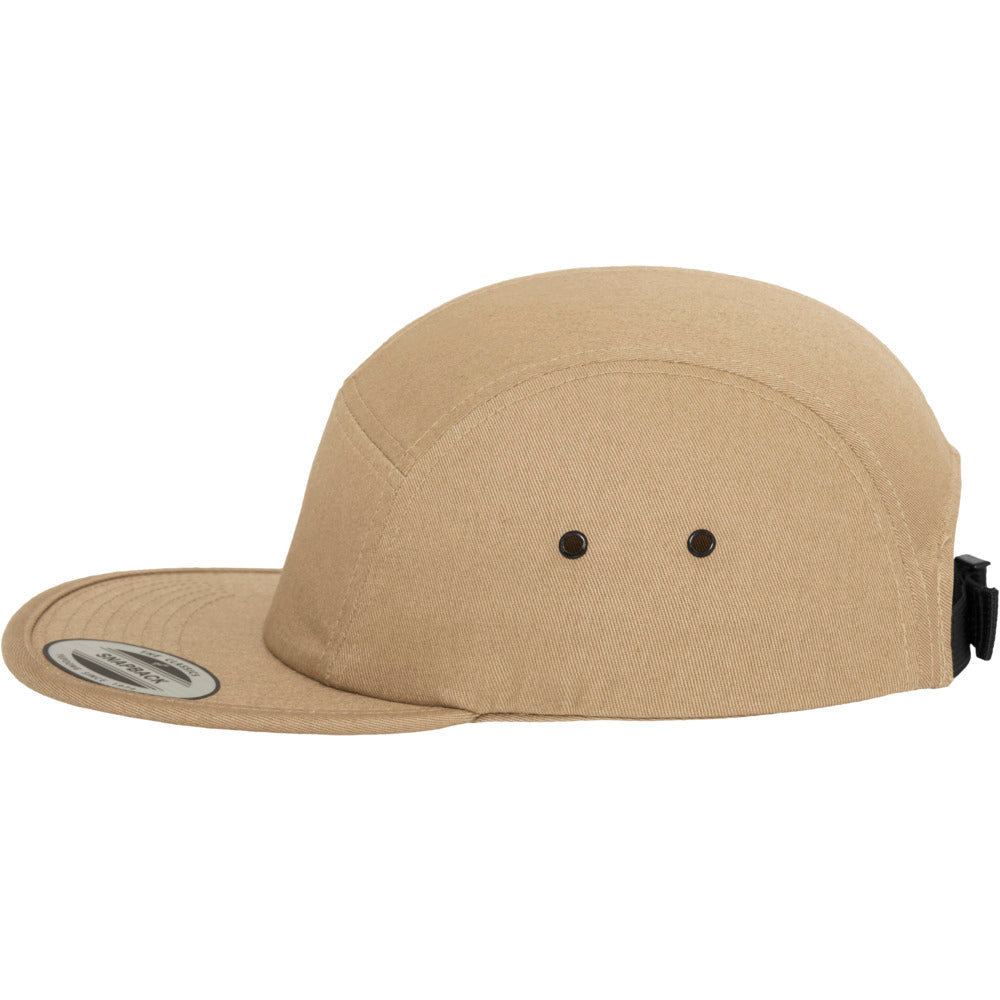 Yupoong - 5-Panel Cap - Khaki - capstore.dk