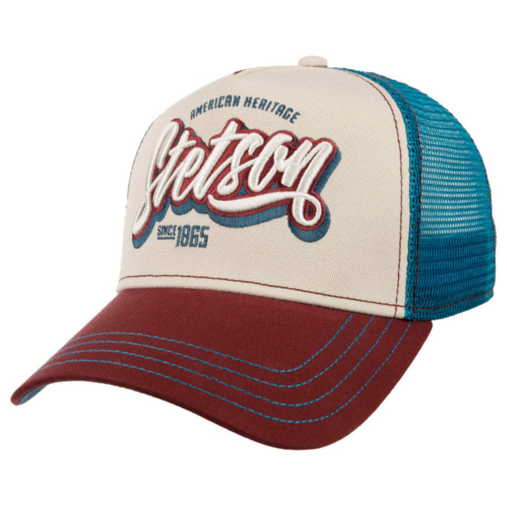 Stetson - One For All Trucker Cap - Red/Blue