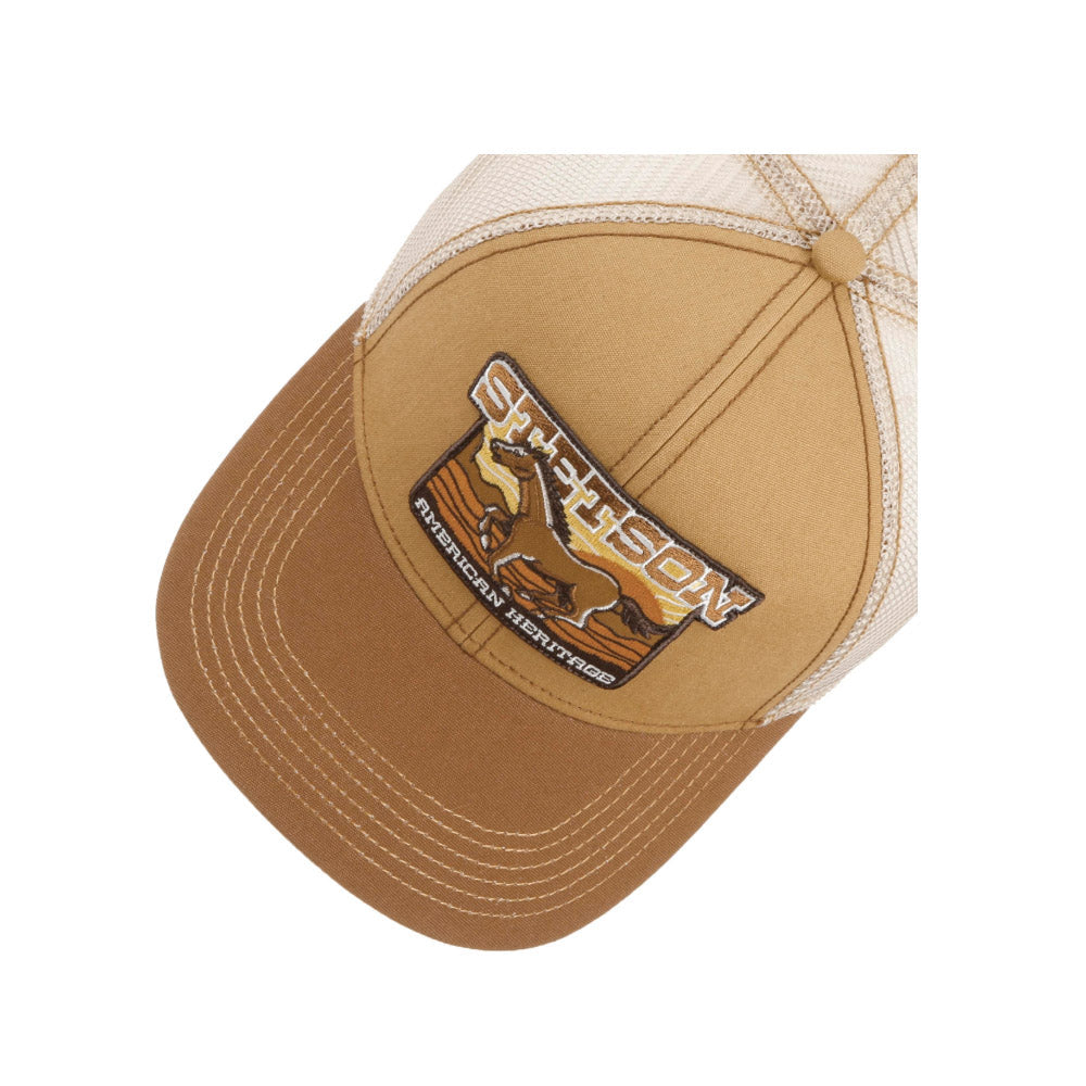 Stetson - Mustang Trucker Cap - Brown/Beige