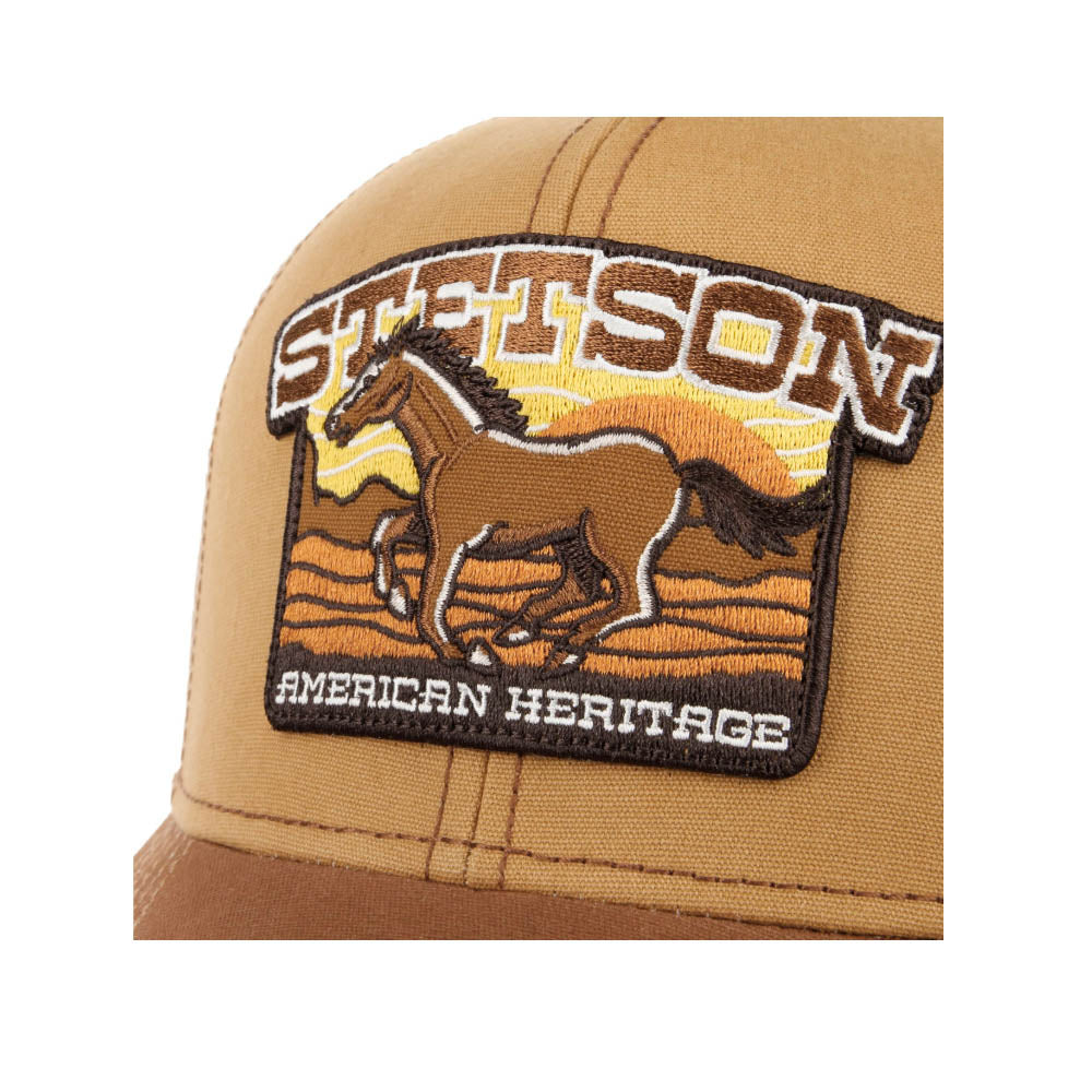 Stetson - Mustang Trucker Cap - Brown/Beige