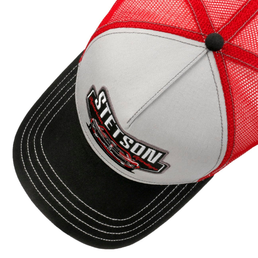 Stetson - American Heritage Garage Trucker Cap - Black/Red