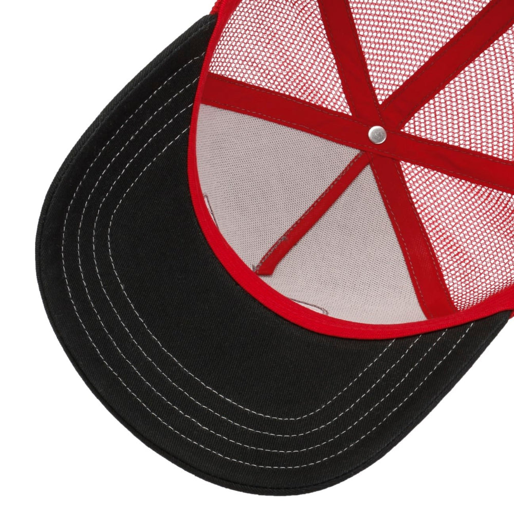 Stetson - American Heritage Garage Trucker Cap - Black/Red