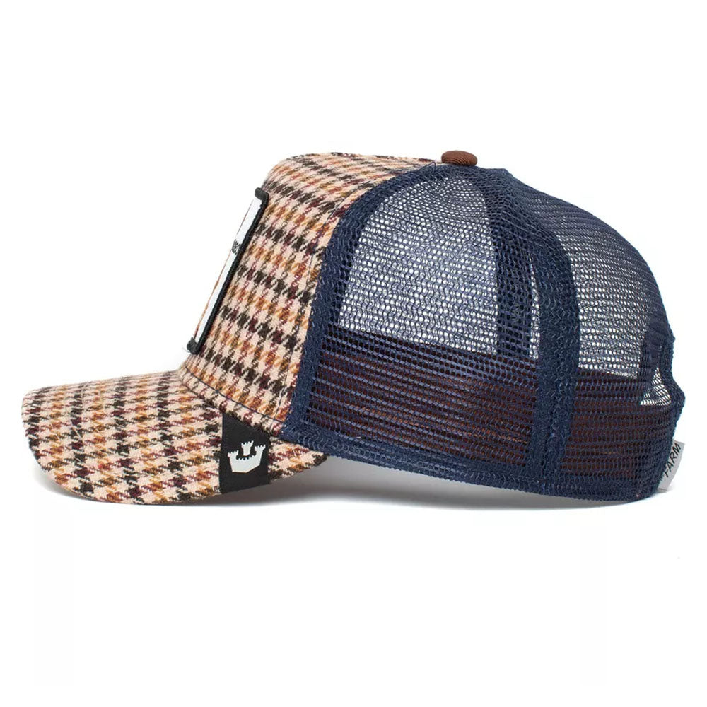 Goorin Bros - Big Bad Woof Trucker Cap - Beige/Blue