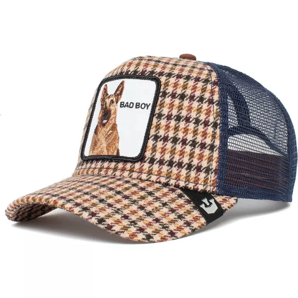 Goorin Bros - Big Bad Woof Trucker Cap - Beige/Blue