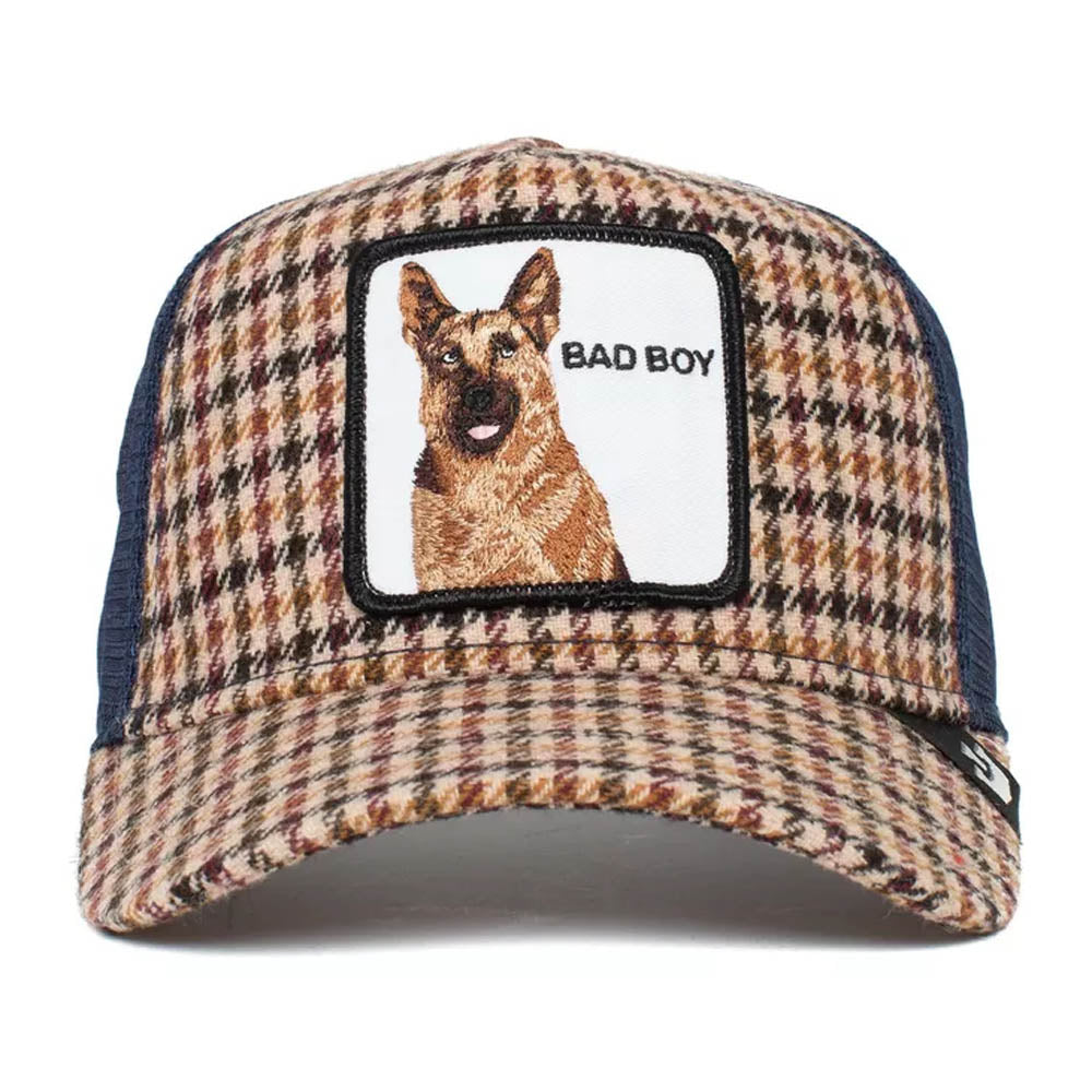 Goorin Bros - Big Bad Woof Trucker Cap - Beige/Blue