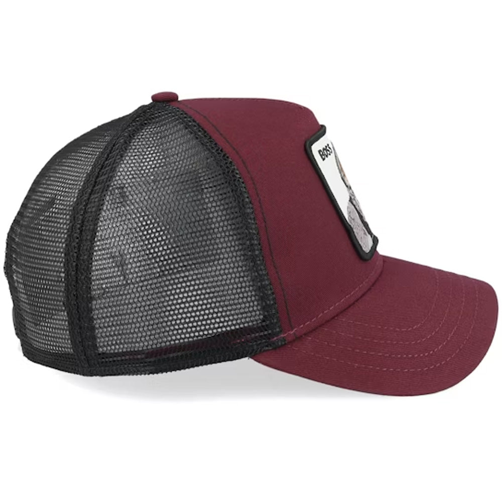 Goorin Bros -The Boss Gorilla Trucker Cap - Burgundy