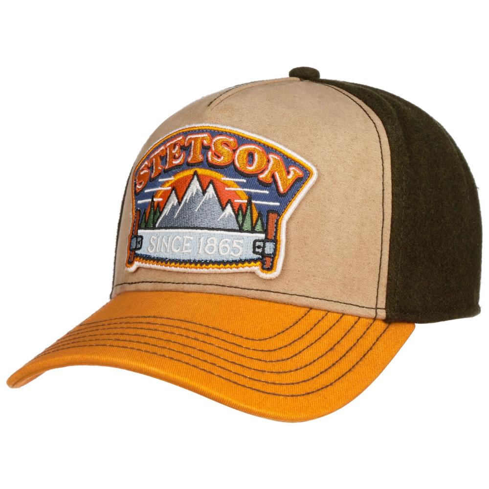 Stetson - Hacksaw Baseball Cap - Green/Orange