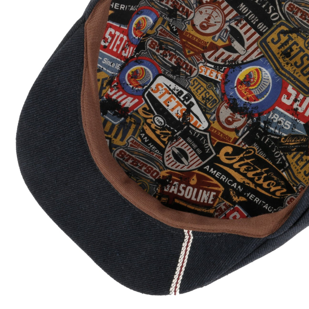 Stetson - 8-Panel Selvage Denim Sixpence - Blue