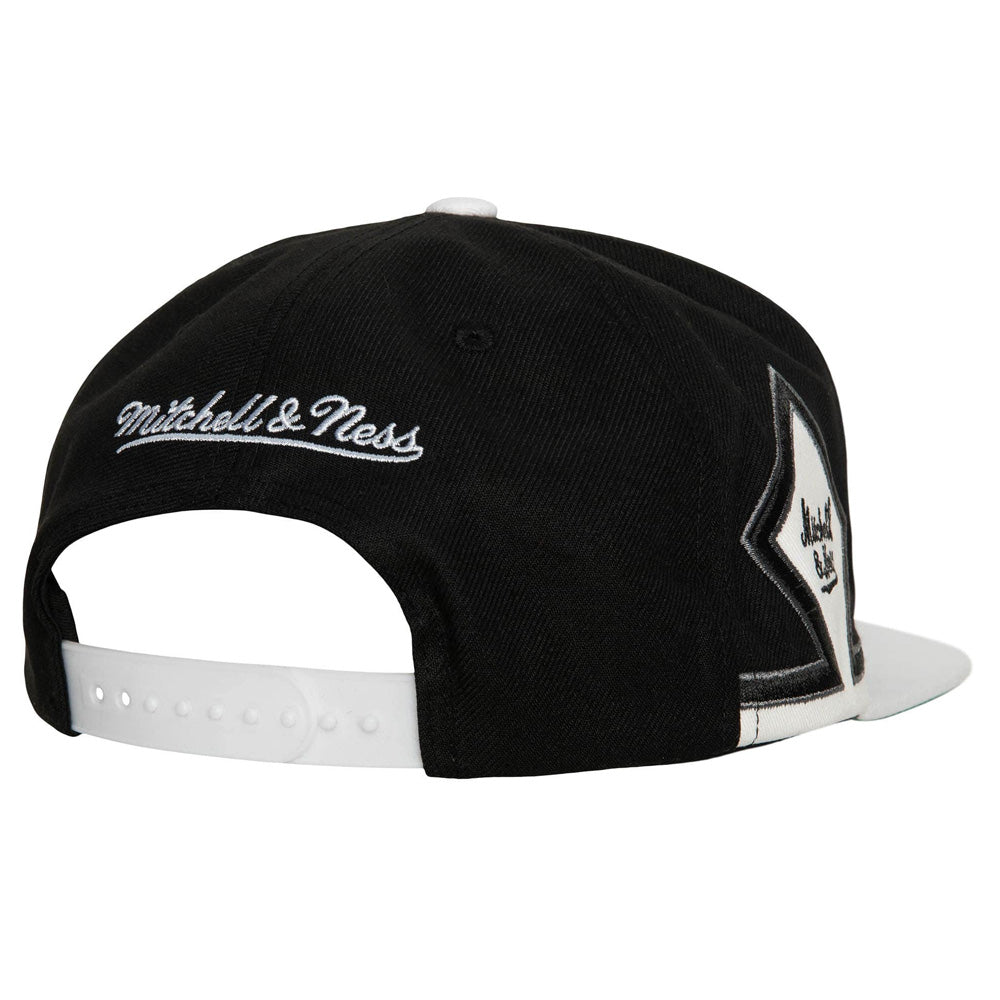 Mitchell & Ness - Branded Diamond Snapback - Black/Grey