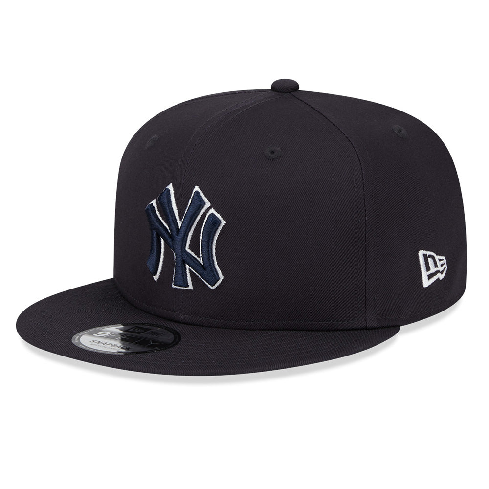 New Era - 9Fifty Side Patch Script Yankees Snapback - Navy