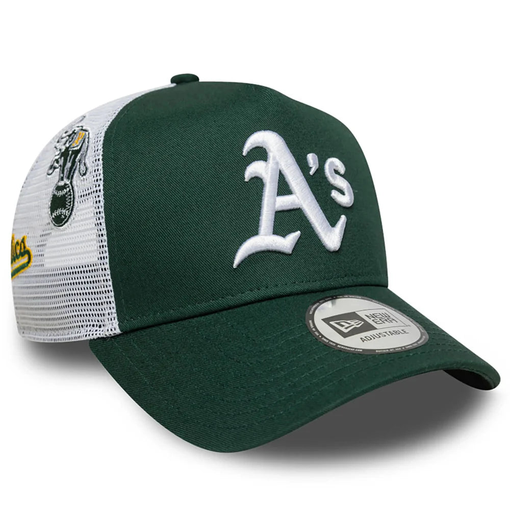 New Era - Oakland A´s Multi Patch Trucker Cap - Green/White