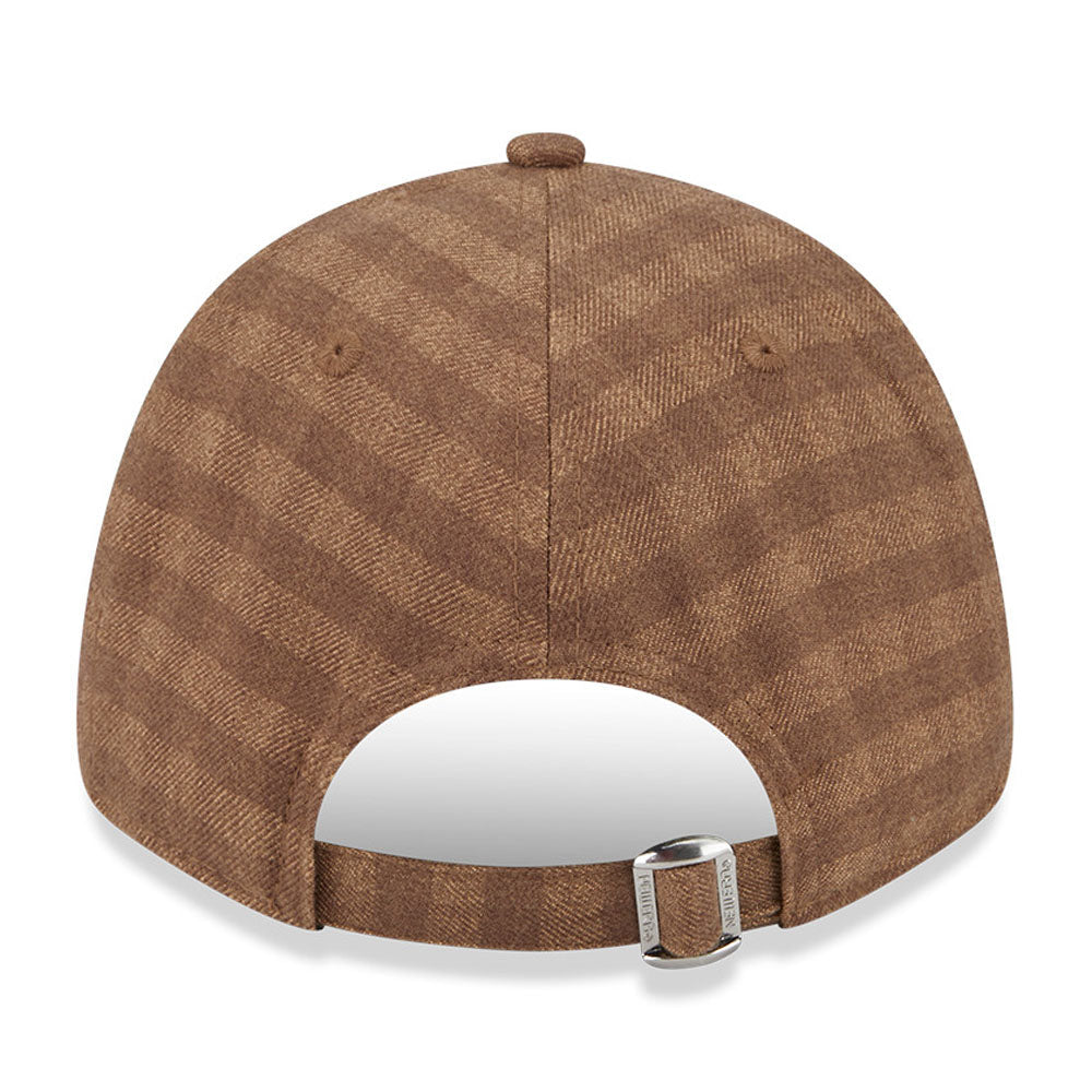 New Era - 9Forty Flannel Dodgers Cap - Camel/Black