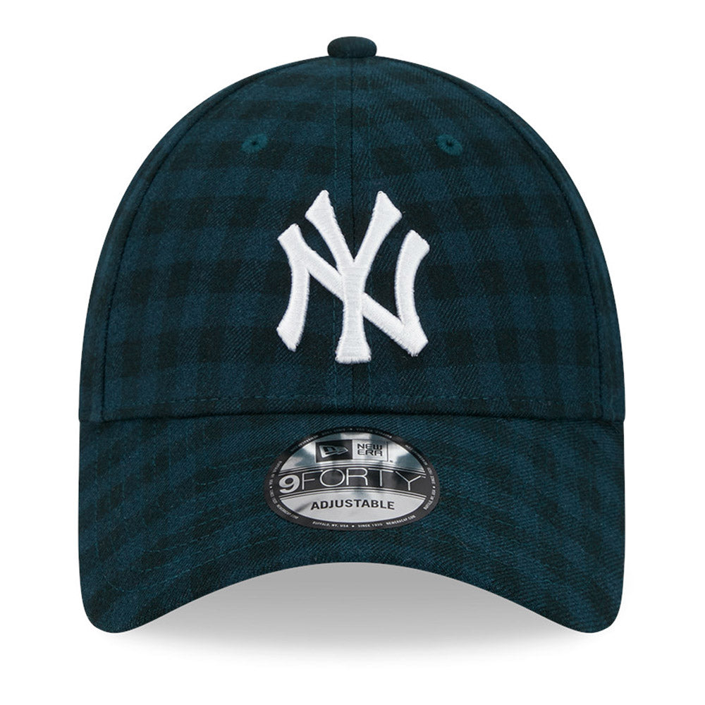 New Era - 9Forty Flannel Yankees Cap - Teal/Black