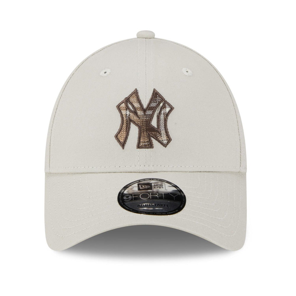 New Era - 9Forty Infill New York Yankees Cap - Stone