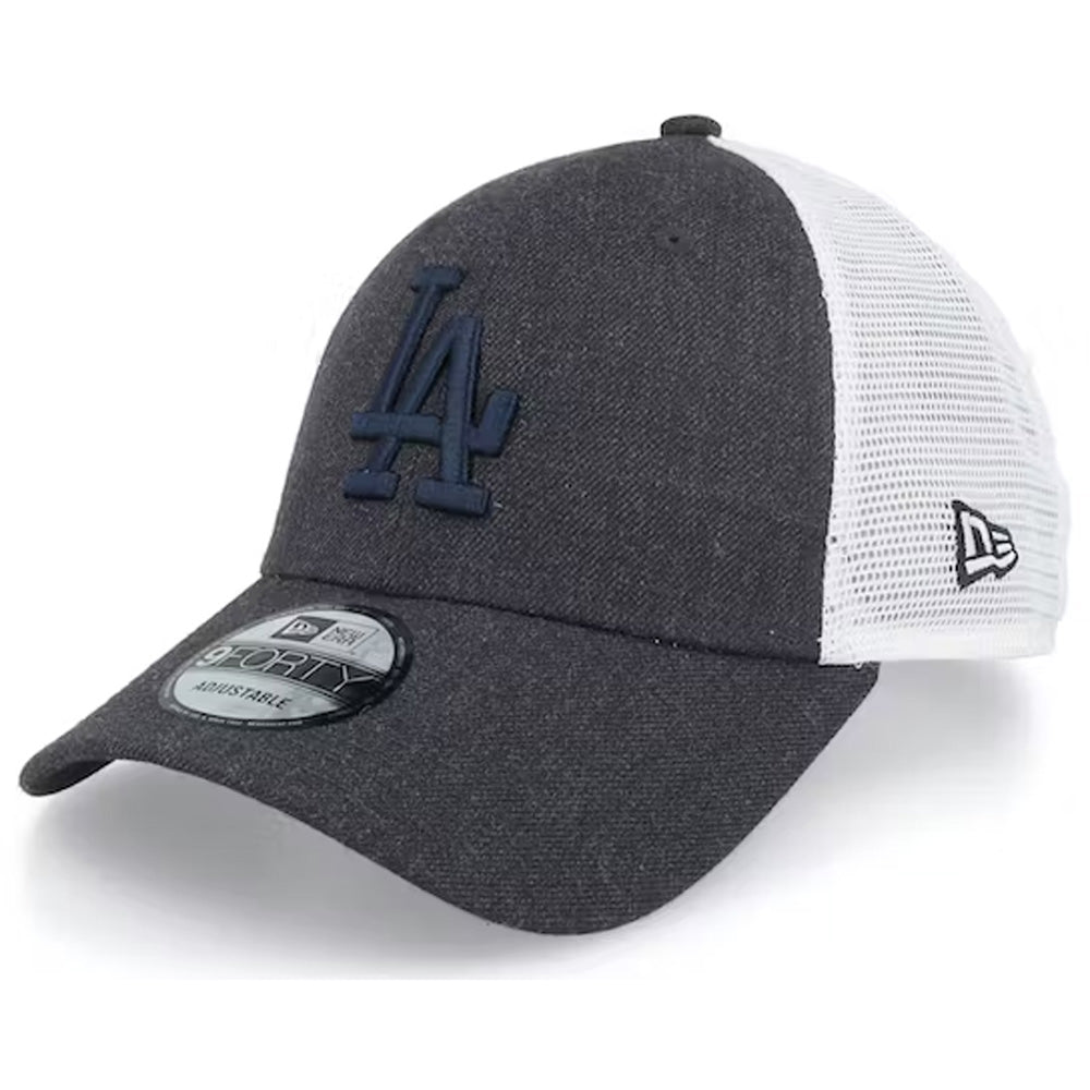 New Era - Home Field Dodgers Trucker Cap - Dark Grey/White