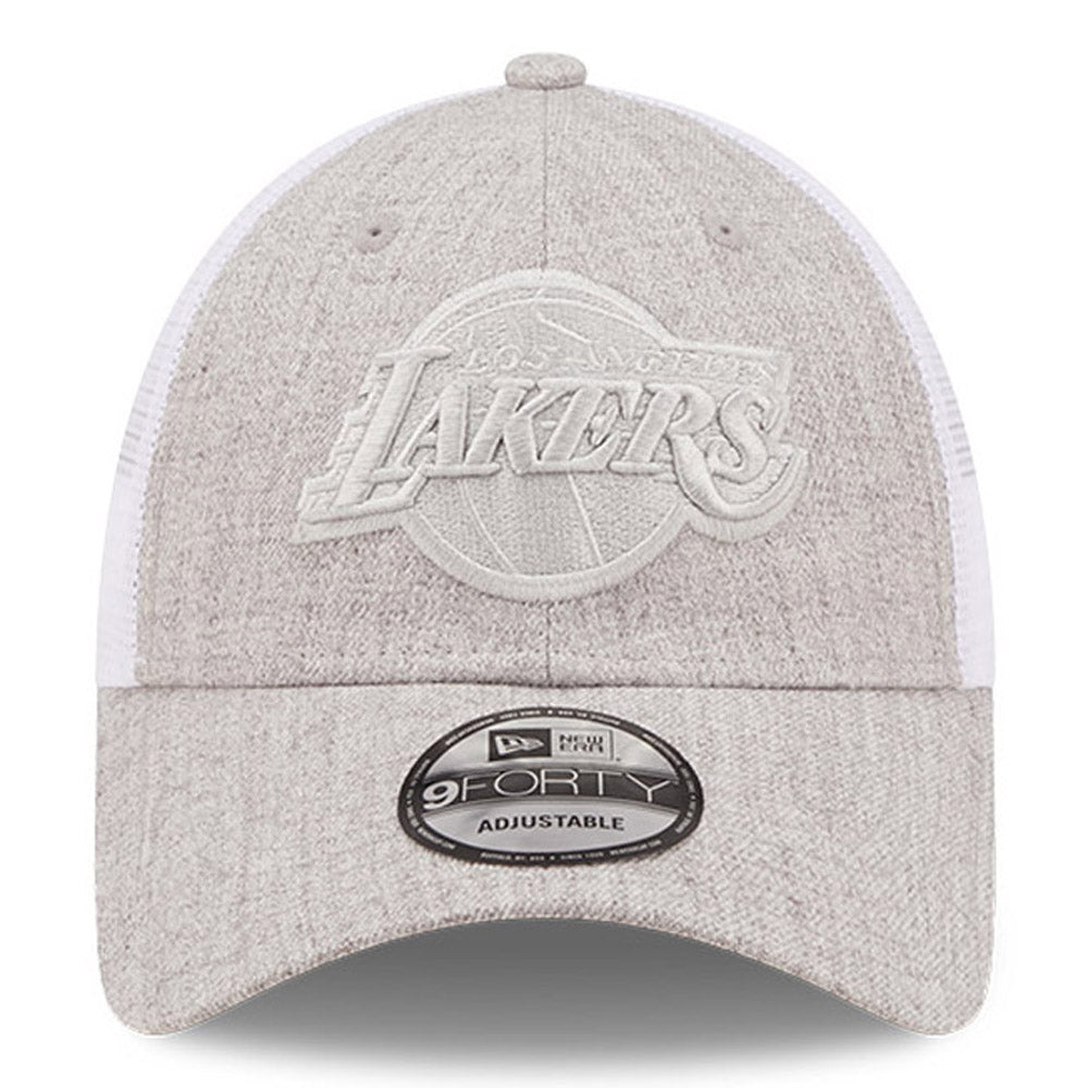 New Era - Home Field Lakers Trucker Cap - Heather Grey/White