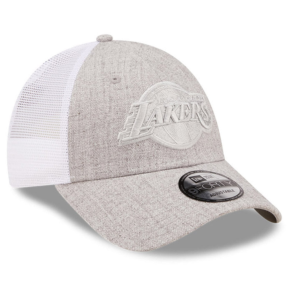 New Era - Home Field Lakers Trucker Cap - Heather Grey/White