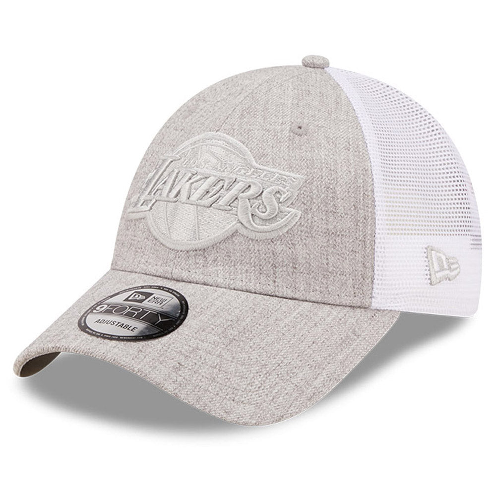 New Era - Home Field Lakers Trucker Cap - Heather Grey/White