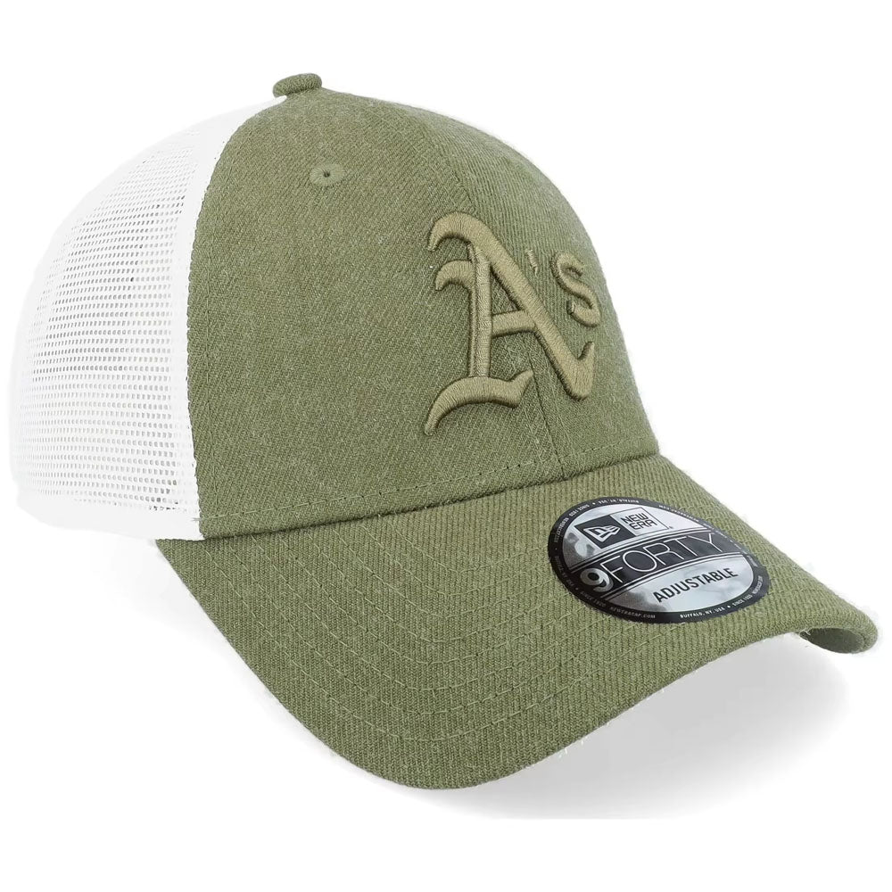 New Era - Oakland A´s Home Field Trucker Cap - Olive/White