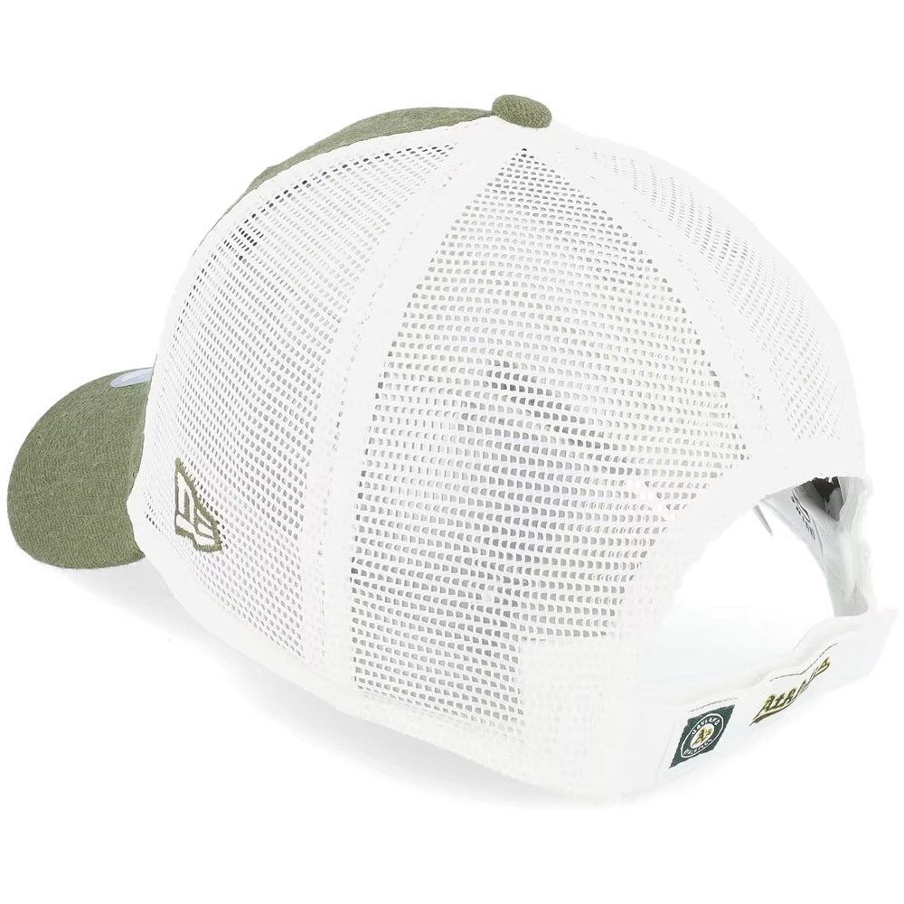 New Era - Oakland A´s Home Field Trucker Cap - Olive/White