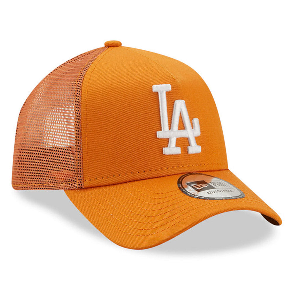 New Era - League Essentials Dodgers Trucker Cap - Orange